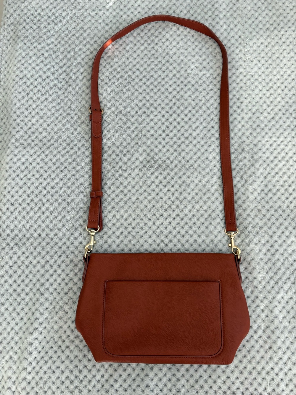 Universal Thread Women’s Leather Crossbody Bag in Rust - One Size